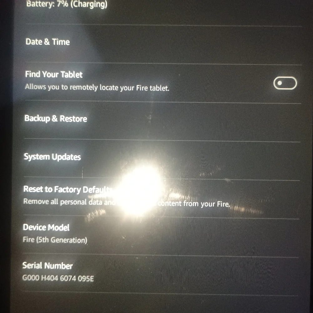 Black Tablet by Unknown Brand